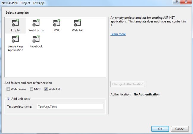 Select Unit Test with Web API